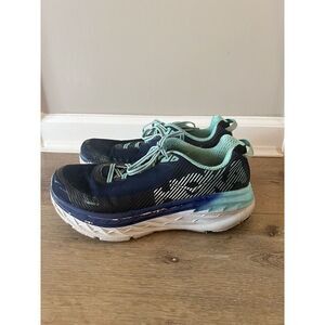 Hoka One One W Bondi 5 Wide 1014759 MBBRD Blue Running Shoe Women’s Size 10.5